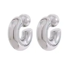 Hjane Jewels Ashley Hoops Silver