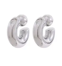 Hjane Jewels Ashley Hoops Silver