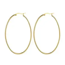Hjane Jewels Oval Hoops Gold