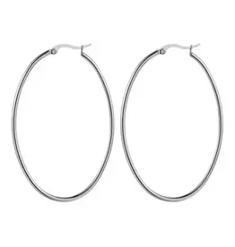 Hjane Jewels Oval Hoops Silver