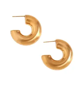 Hjane Jewels Dani Matte Gold Hoops