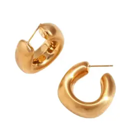 Hjane Jewels Isabel Matte Gold Hoops