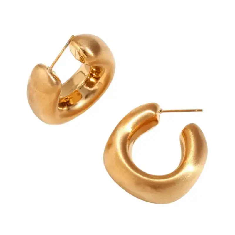 Hjane Jewels Isabel Matte Gold Hoops