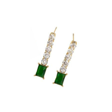 Hjane Jewels Bridget Studs Green
