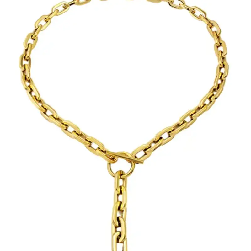 Toggle Chain Necklace Gold