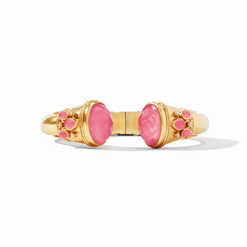 Julie Vos Cannes Cuff - Peony Pink - OS
