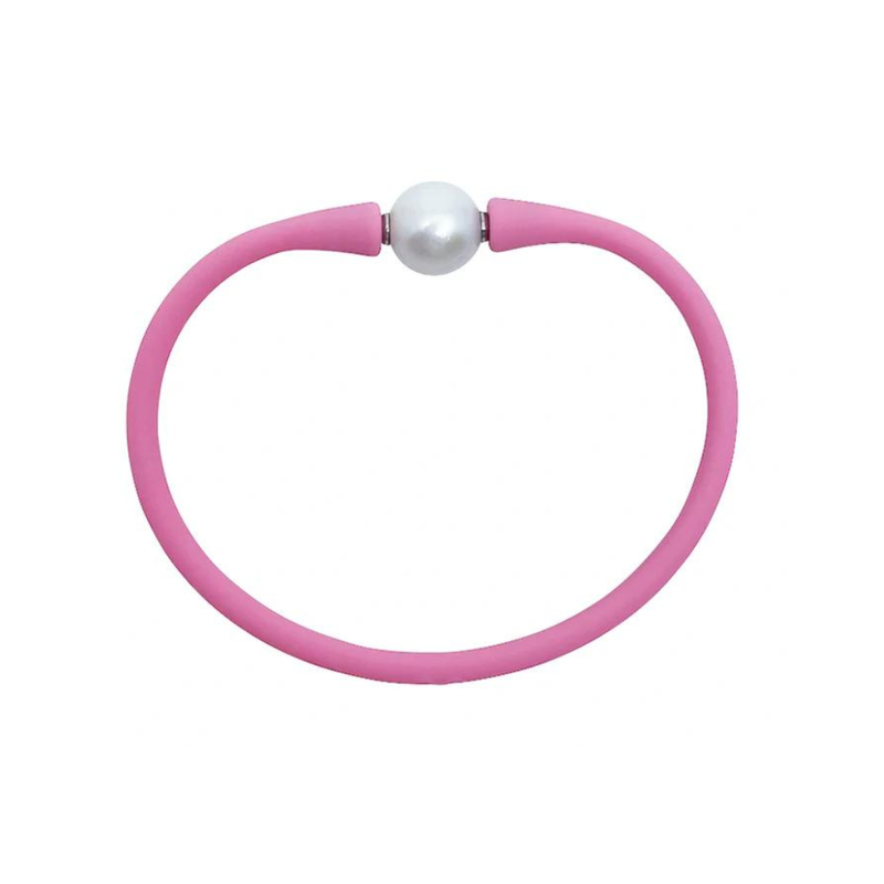 Bubblegum Freshwater Pearl Maui Bracelet