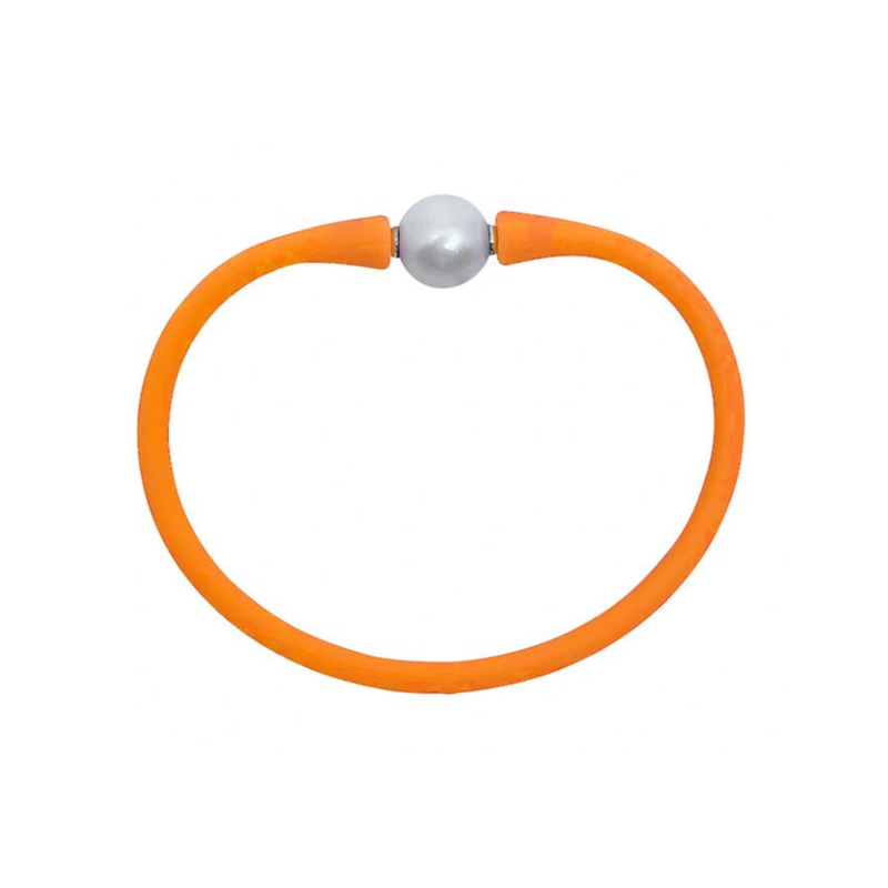 Tangerine  Freshwater Pearl Maui Bracelet