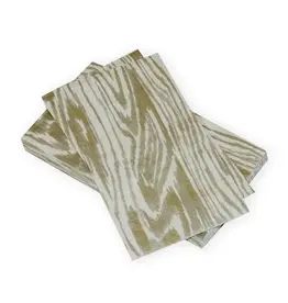 Guest Towel Woodgrain Silver/Gold