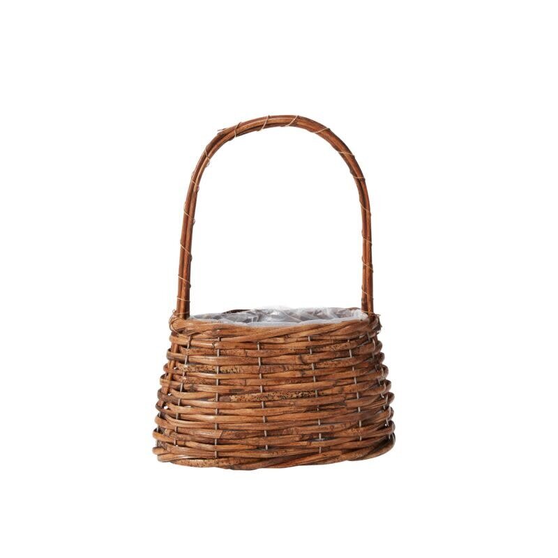 Polished Woven Basket Small