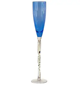 Champagne Adriana Clear With Cobalt