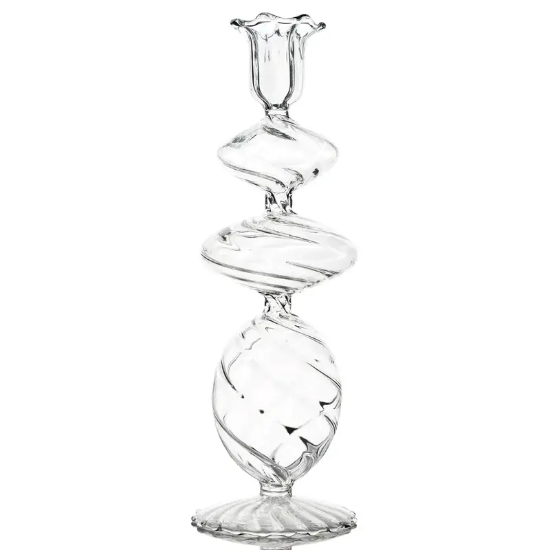 Candlestick Clear Large