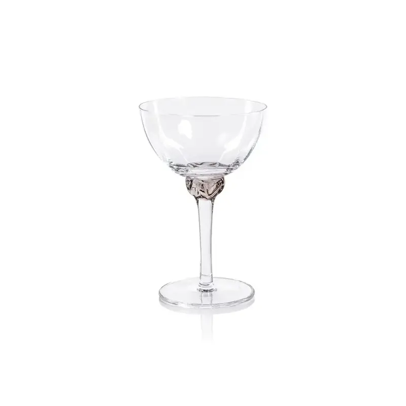 Colette Martini / Cocktail Optic Glass - Smoky Gray