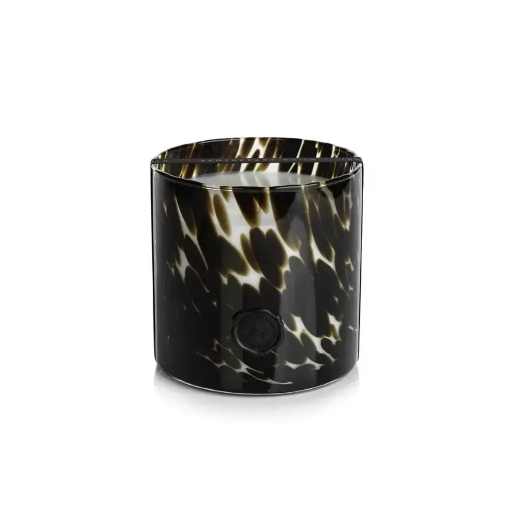 Opal Glass 3-Wick Candle - Black Fig Vetiver