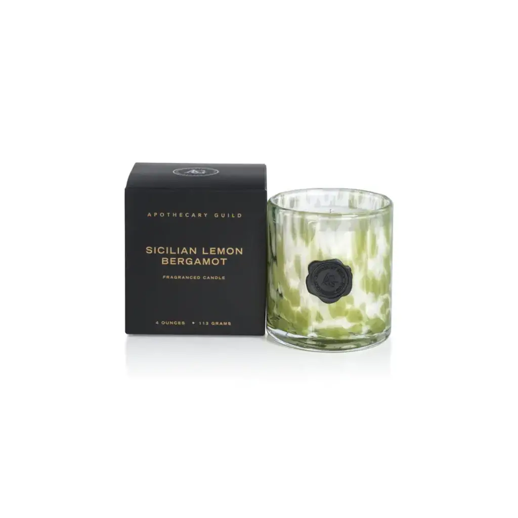 Opal Glass Mini Candle Jar - Sicilian Lemon Bergamot