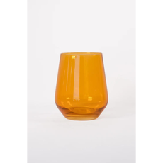 Estelle Colored Glass Butterscotch Stemless
