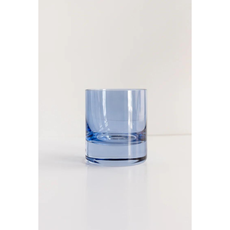 Estelle Colored Glass Cobalt Blue Rocks Glass
