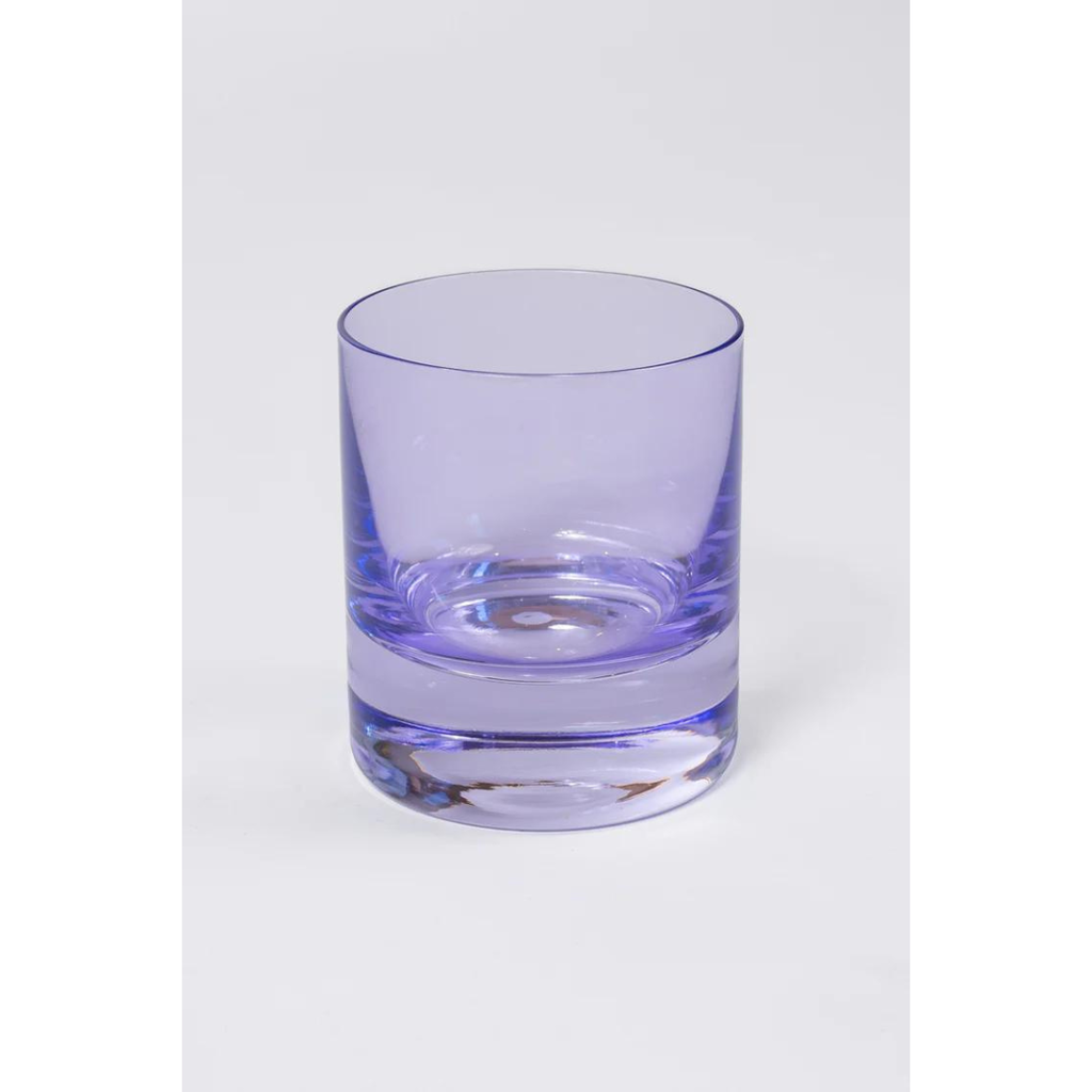 Estelle Colored Glass Lavender Rocks Glass