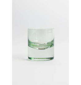 Estelle Colored Glass Mint Green Rocks Glass