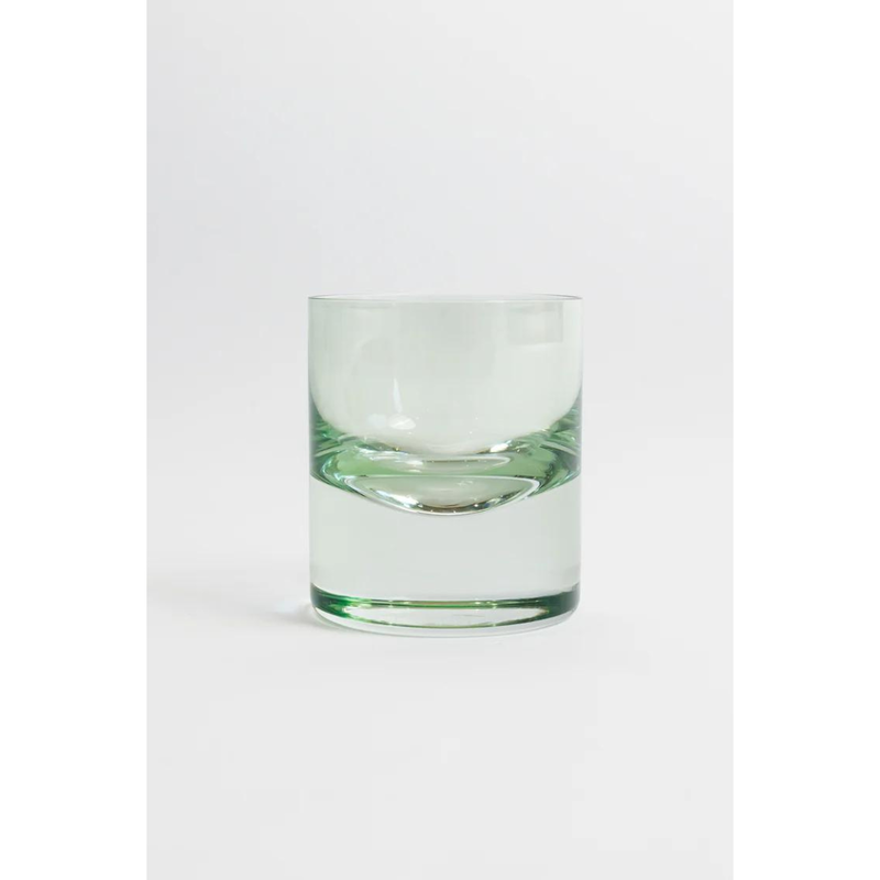 Estelle Colored Glass Mint Green Rocks Glass