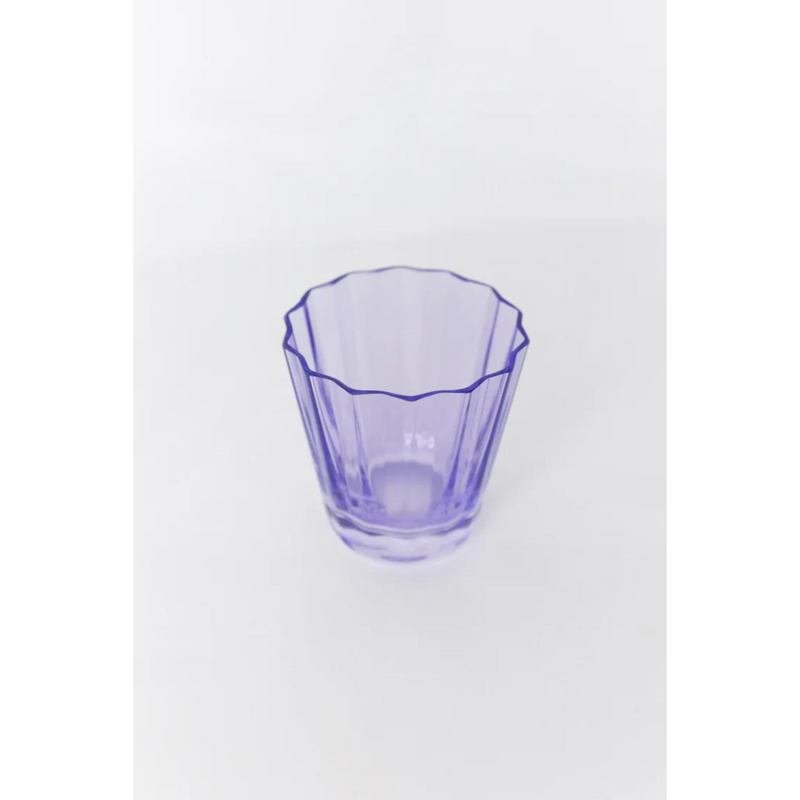 Estelle Colored Glass Lavender Sunday Low Ball