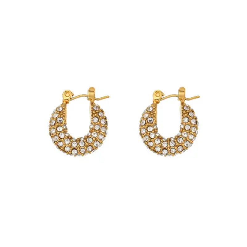 Cara Huggie Hoops Small