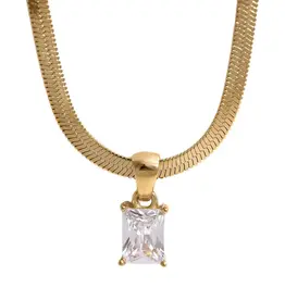 Sophia Necklace Clear