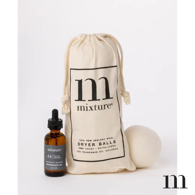 Black Pepper 2oz Oil & 3 Wool Dryer Balls