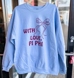 PI PHI Bow Sweatshirt