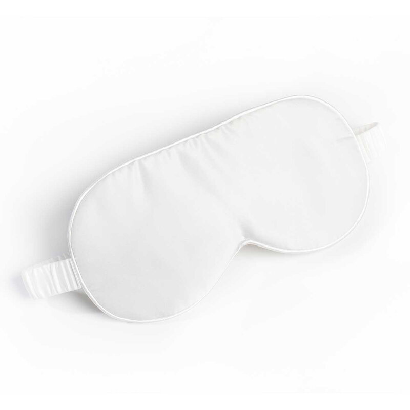 Satin Sleep Mask White