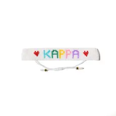 KKG Rainbow Letters Beaded Bracelet