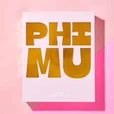 PHI MU Keepsake Box
