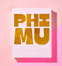 PHI MU Keepsake Box