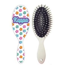Floral Hairbrush Kappa Kappa Gamma