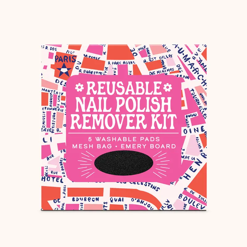 Rues de Paris Reusable Nail Polish Remover Kit