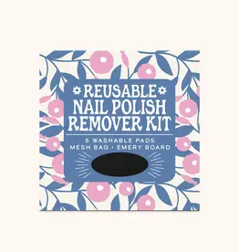 Blushing Dahlias Reusable Nail Polish Remover Kit