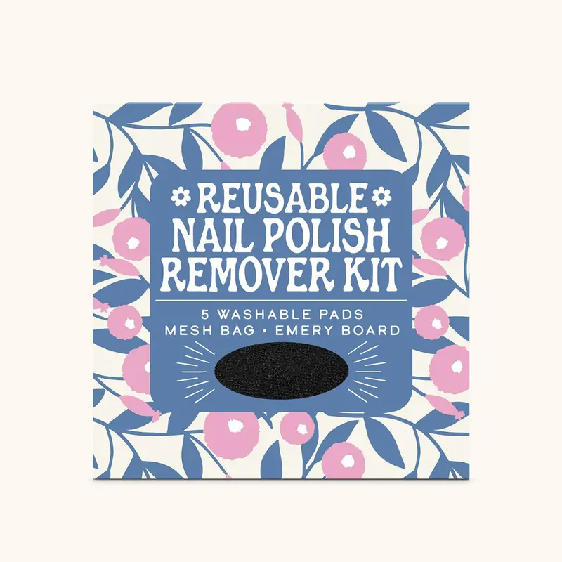 Blushing Dahlias Reusable Nail Polish Remover Kit