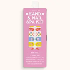 Checkerboard Blooms Hand & Nail Spa Kit