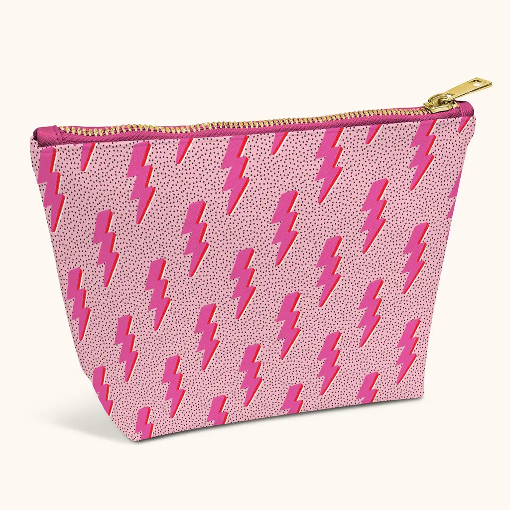 Charged Up Clutch Cosmetic Pouch