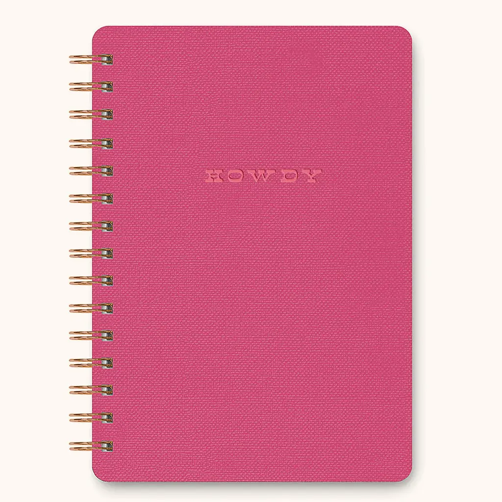 Howdy (Pink Punch) Agatha Notebook