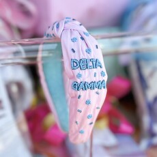 Sorority Beaded Headband - DG