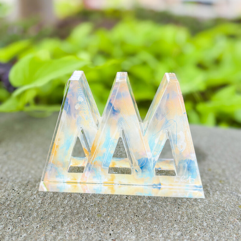 DDD Acrylic Letter Block