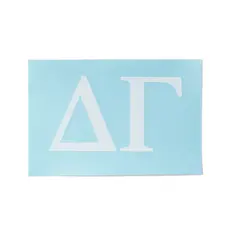 SORORITY WHITE CAR DECAL DG