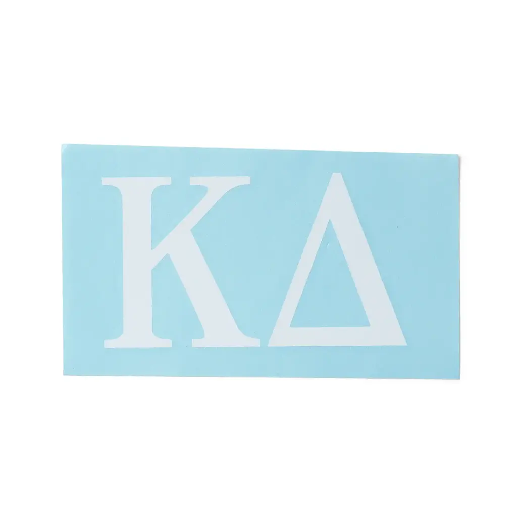 SORORITY WHITE CAR DECAL KD
