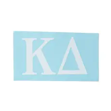 SORORITY WHITE CAR DECAL KD