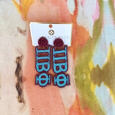 PBP Sorority Beaded Earrings