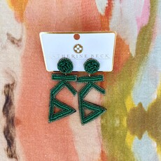 KD Sorority Beaded Earrings
