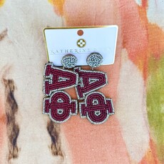 APHi Sorority Beaded Earrings