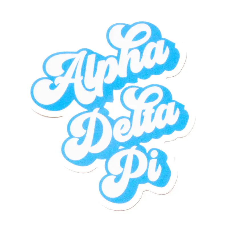 Sorority Retro Decal ALPHA DELTA PI