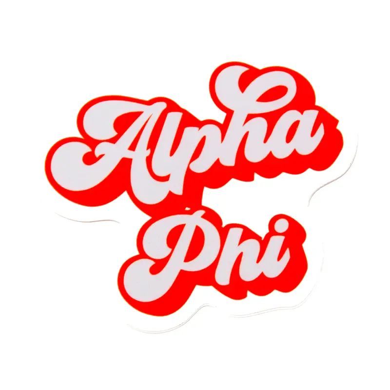 Sorority Retro Decal ALPHA PHI